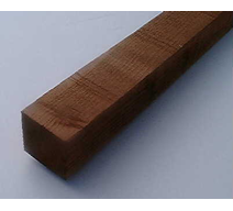 1.8m x 75mm x 75mm Brown Fence Post (pointed)