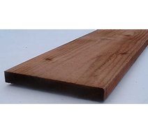 1.8m x 19mm x 150mm Brown Treated Fence Slats