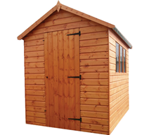 12x8 shed supply and erect - Pre-finished Wooden Flooring 