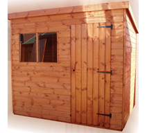 8 x 6 Pent Shed