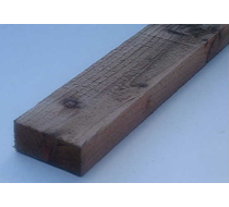4.2m x 75mm x 38mm Green Treated Fence Rail