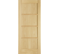 78X24 OAK OSLO 4 PANEL PREFINISHED