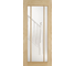 78x27 OAK LINCOLN 3 PANEL GLAZED image 1