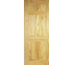78X33 6 PANEL CLEAR LPD-Pine fire door image 1