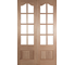 78X54 PAIRS IFG 50 6MM CLEAR BEV GLASS H/WOOD image 1