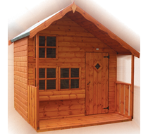 The Wilton Lodge 7 x 7 (inc Veranda) supply & erect