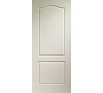 2032 x 813 x 45mm (32") Internal White Moulded Classique 2 Panel Fire Door