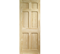 1981 x 762 x 44mm (30")Internal Clear Pine Colonial 6 Panel Fire Door