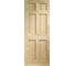 1981 x 762 x 44mm (30")Internal Clear Pine Colonial 6 Panel Fire Door image 1