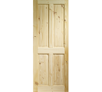 84" x 36" (915mm) x 35mm pine 4 panel door