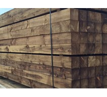 2.4m x 100mm x 100mm Timber Fence Post (Square)