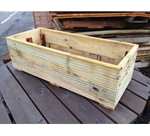 1000 x 400 x 300mm Decking Planter assembled