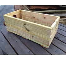 800 X 400 X 300MM Decking Planter assembled