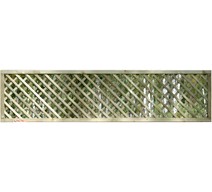 6' x 1.5' (1830mm x 450mm) Lattice Trellis Fence