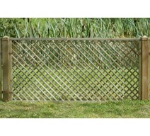 6' x 3' (1830mm x 900mm) Lattice Trellis Fence