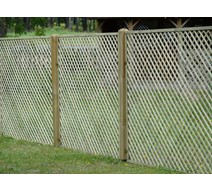 6' x 6' (1830mm x 1800mm) Lattice Trellis Fence
