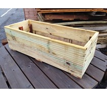 1000 x 400 x 300mm Decking Planter assembled