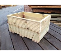 600 x 400 x 300mm decking planter assembled