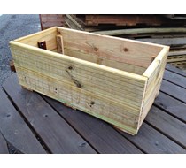 800 X 400 X 300MM Decking Planter assembled