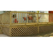1830mm x 450mm Lattice Trellis Treated