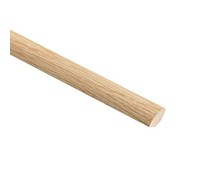 2.4m x 18mm x 18mm Oak Quadrant