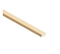 2.4m x 6mm x 12mm Light Hardwood Stripwood