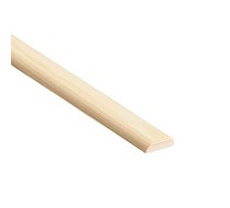 2.4m x 6mm x 18mm Pine D Shape