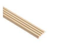 2.4m x 21mm x 6mm Pine Reed Mould