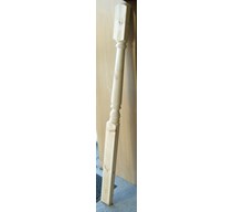 1.5m x HALF Turned newel post (cap not included)