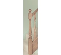 1.5m x Turned newel post (cap not included)