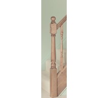 1.5m x Turned newel post (cap not included)