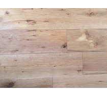 150mm Solid Oak Flooring Brushed and Oiled