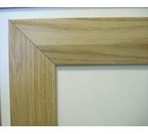 2.2m x 15 x 70 oak Bevelled MDF Veneer architrave