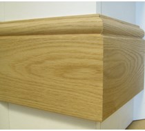 3.0m x 18 x 145 oak Taurus MDF Veneered Skirting
