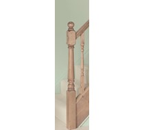 1.5m x Turned newel post (cap not included)