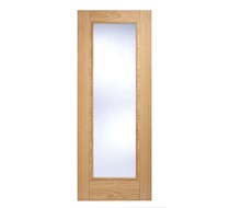 2040 x 726 x 40mm OAK VANCOUVER GLAZED INTERNAL DOOR PATTERN 10
