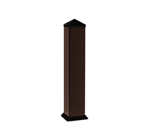 UltraShield Walnut Post Sleeve