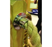 Chrome rope end