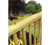 4.2m x 120 x 45 Chunky Treated Handrail