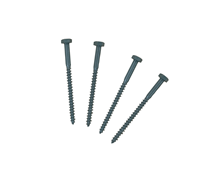 Coach Screw M7 x 100mm Hex Head Pack 4