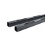 Fortress 72" FE26 pair of top and bottom Glass rail handrail and baserail image 1