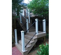 Fortress 96" FE26 handrail for stairs (push over type)