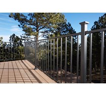 Fortress 96" FE26 complete metal railing kit 40" h