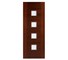 2040 x 826 x 40mm Walnut Vancouver Glazed  Prefinished image 1